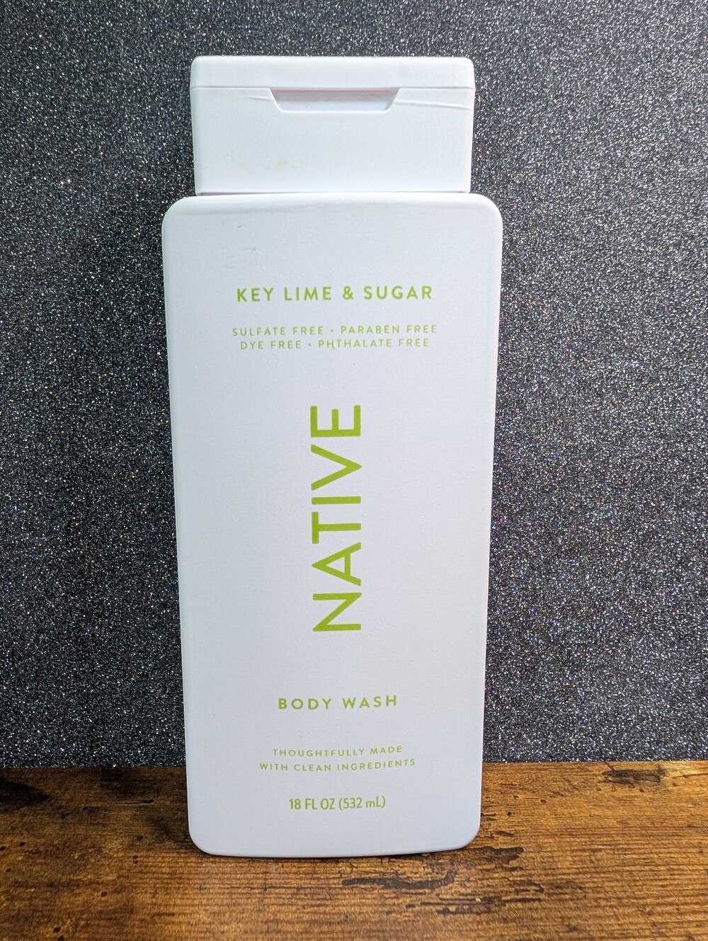 Native Key Lime & Sugar Body Wash 18 oz Citrus Scent New
